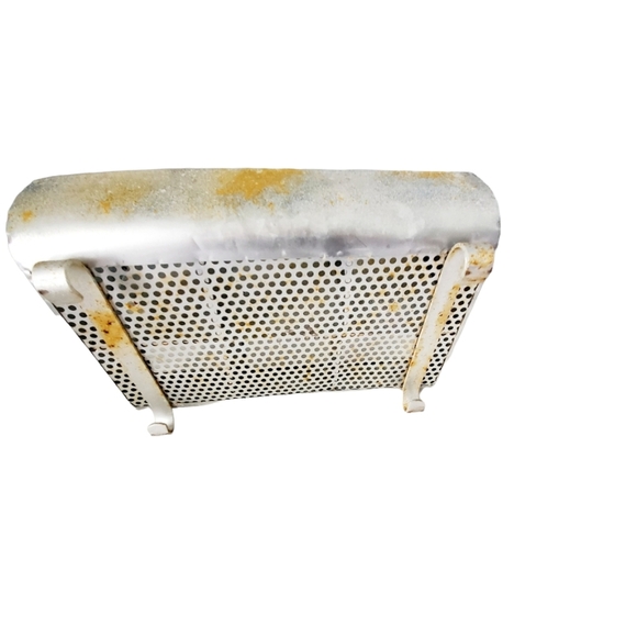 Galvanized Metal Six Sectioned Decorative Tray Farmhouse Country Primitive - Picture 5 of 5